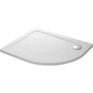 Image of Mira Flight Safe Offset Quadrant Shower Tray 1200 x 900mm LH in White Acrylic Stone Resin