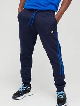 Image of adidas Future Icons 3 Stripe Pants - Navy, Size S, Men