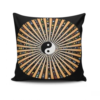 Image of MANDALA-13 - No Filling Multicolor Cushion Cover