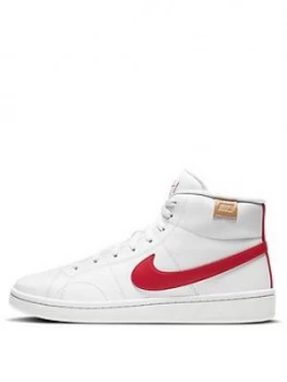 Image of Nike Court Royale 2 Mid, White/Red, Size 7, Men