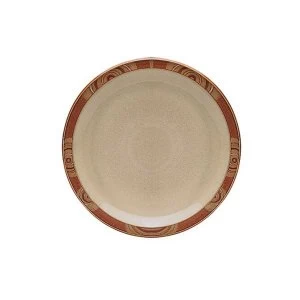Image of Denby Fire Chilli Medium Plate Dec Rim