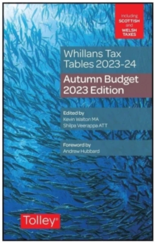 Image of Whillans's Tax Tables 2023-24 (Budget edition) Paperback
