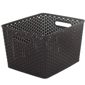 Image of Curver Large Storage Tub - Brown