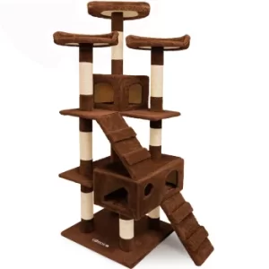 Image of Cat Scratching Post Brown 5.7ft