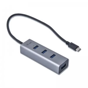 Image of i-tec USB-C Metal HUB 4 Port