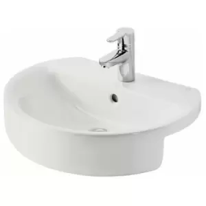 Image of Concept Sphere Semi-Countertop Basin 550mm Wide 1 Tap Hole - Ideal Standard