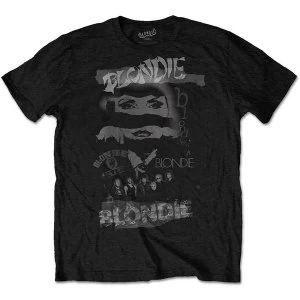 Image of Blondie - Mash Up Mens Medium T-Shirt - Black
