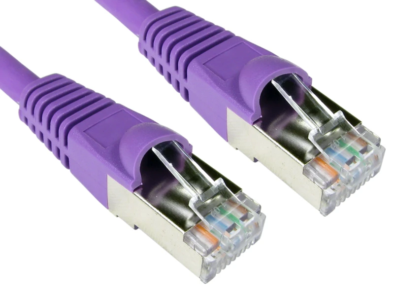 Image of Cables Direct 5m CAT6A Patch Cable (Violet)