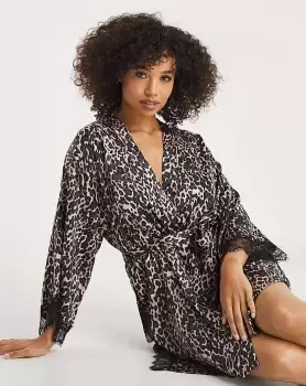 Image of Ann Summers Cherryann Satin&Lace Robe