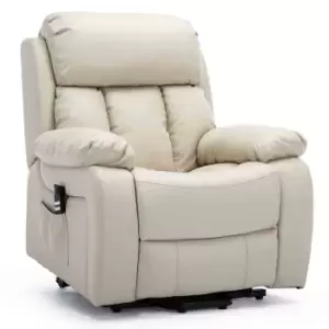 Image of Chester Electric Dual Motor Rise Recliner - Cream