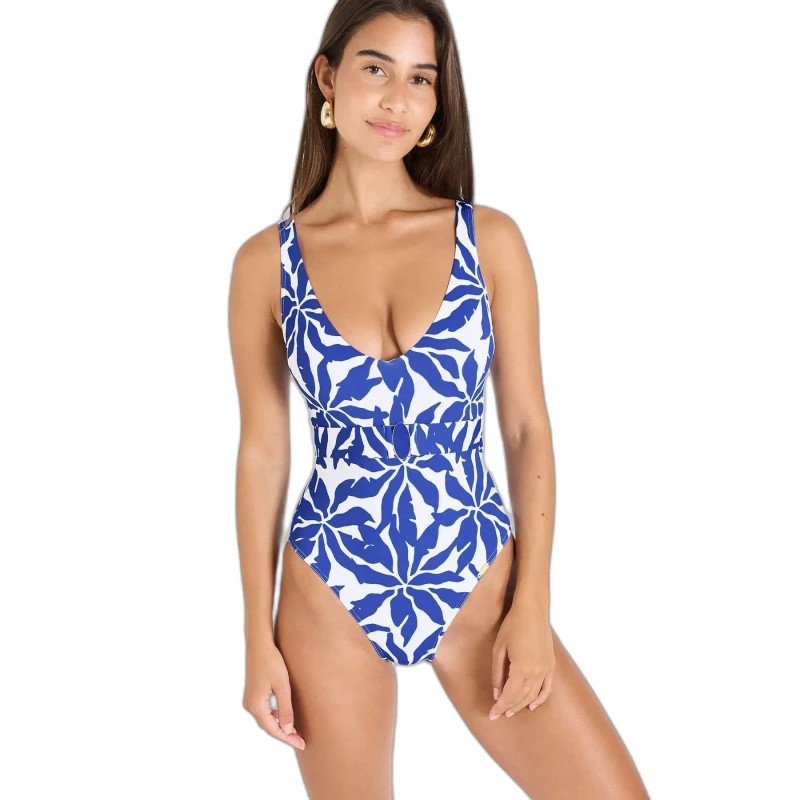 Image of Livia Womens 1 Piece swimsuit Livia Nazare Pyla Bleu Female 44