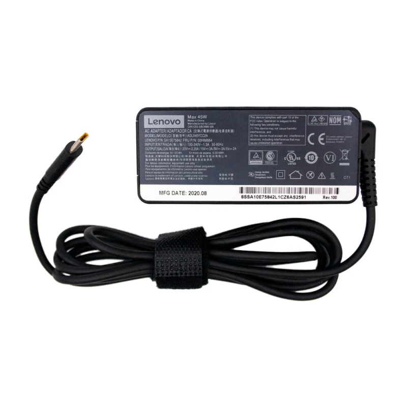 Image of Lenovo Origin Storage Lenovo 4X20M26260 power adapter/inverter Indoor 45 W Black no cable 4X20M26260-NC