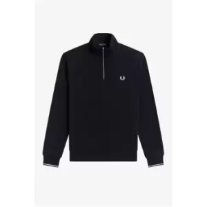 Image of Fred Perry Half Zip Top - Blue