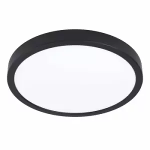 Image of Eglo Simple Black Steel Ceiling Light