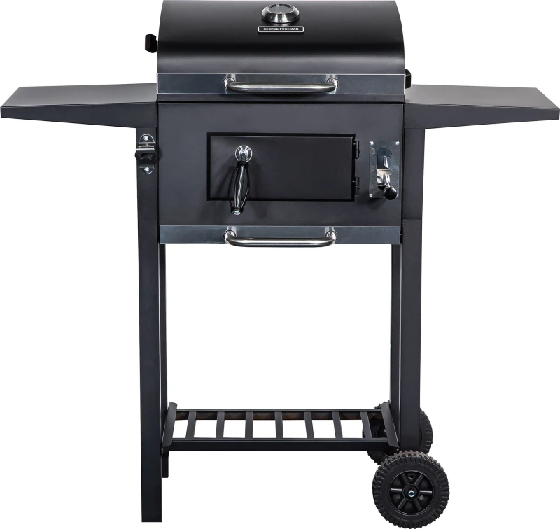 Image of GEORGE FOREMAN GFCSBBQL Charcoal BBQ - Black 5056233834573