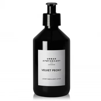Image of Urban Apothecary Velvet Peony Luxury Hand & Body Lotion 300ml