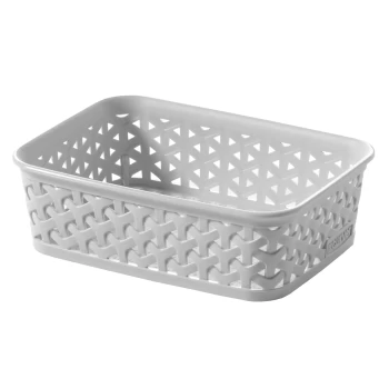 Image of Curver My Style A6 Rectangular Plastic Storage Organiser - Grey