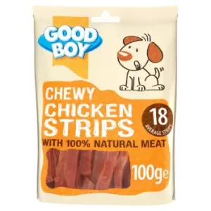 Image of Good Boy Chewy Chicken Strips Dog Treats 100g