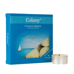 Image of Wax Lyrical Colony Tealights, Coastal Breeze, Box of 9