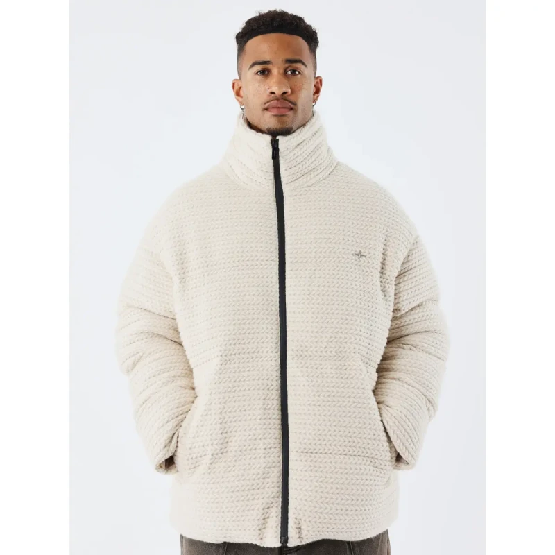 Image of Project X Paris Down jacket Project X Paris Knitting Beige Male S