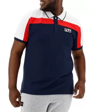 Image of Fila Stan Vintage Colour Block Polo