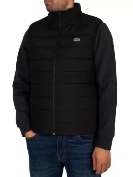 Image of Logo Puffer Gilet Jacket
