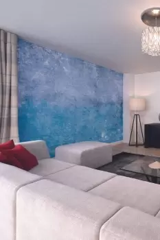 Image of Grunge Distressed Effect Red Matt Smooth Paste the Wall Mural 300cm wide x 240cm high