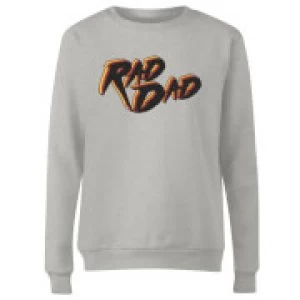 Image of Rad Dad Womens Sweatshirt - Grey - 3XL