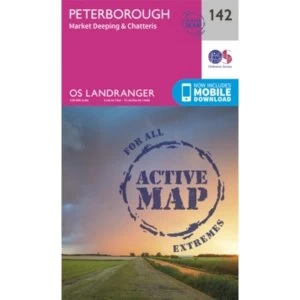 Image of Peterborough, Market Deeping & Chatteris by Ordnance Survey (Sheet map, folded, 2016)