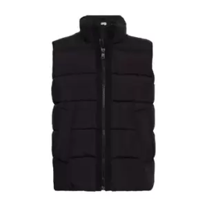 Image of Calvin Klein Crinkle Nylon Puffer Vest - Black