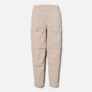 Image of Timberland All Gender Water Repellent 2-in-1 Outdoor Trousers In Beige Beige Product_gender_genderless, Size S