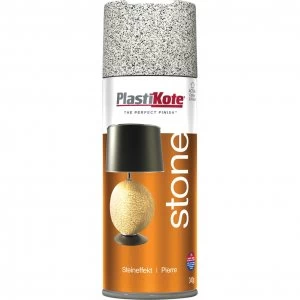 Image of Plastikote Fleckstone Spray Paint Gotham Grey 400ml