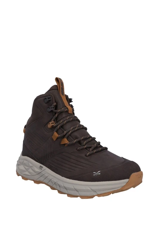Image of Hi-Tec Hi-Tec Men Fuse Trek Mid Hiking Boots in Grey Size: 9 Grey 9 Male 5054142623448