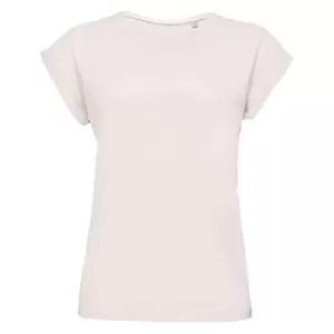 Image of SOLS Womens/Ladies Melba Plain Short Sleeve T-Shirt (L) (Creamy Pink)