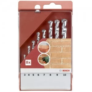 Image of Bosch 8 Piece Masonry Drill Bit Set