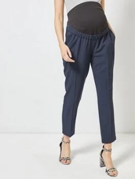 Image of Dorothy Perkins Maternity Ankle Grazer Trouser - Navy