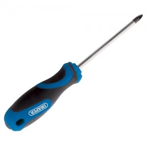 Image of Draper Soft Grip PZ Type Screwdriver No. 2 x 100mm