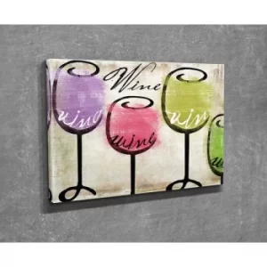 Image of DC171 Multicolor Decorative Canvas Painting