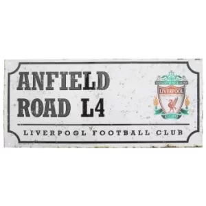 Image of Liverpool FC Street Sign Retro