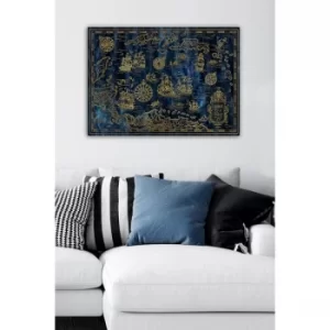 Image of 1014602584-5070 Multicolor Decorative Canvas Painting