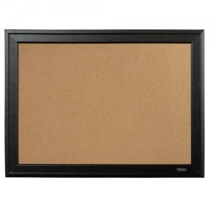 Image of Quartet Cork Board Black Frame 585x430mm