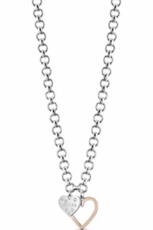 Image of Guess Jewellery Heart In Heart Necklace JEWEL UBN84014