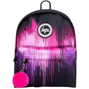 Image of Drips Backpack (One Size) (Pink/Purple) - Hype