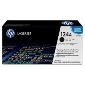 Image of HP 124A Black Laser Toner Ink Cartridge