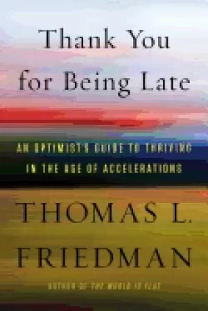 Image of thank you for being late an opt