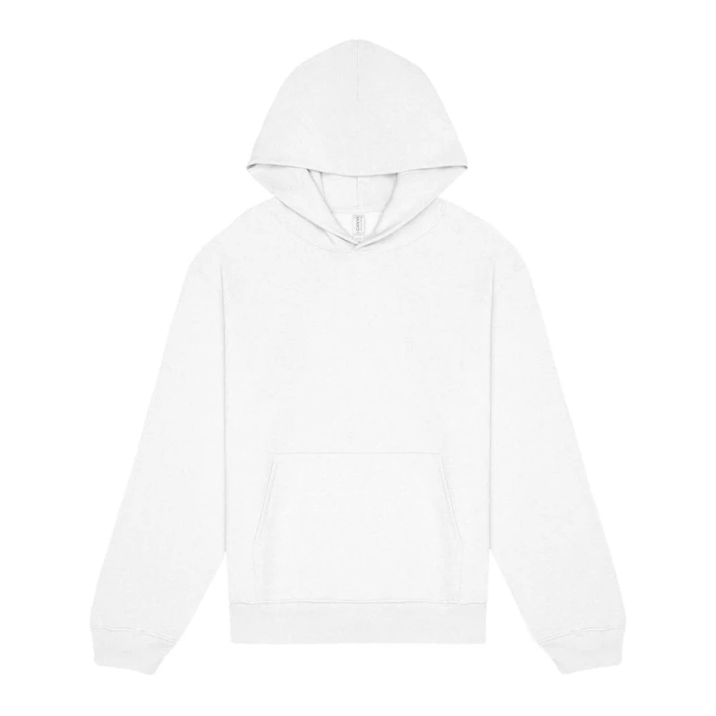 Image of Bella + Canvas Mens Heavyweight Pull Over Hoodie in White Size: XS White Male XS