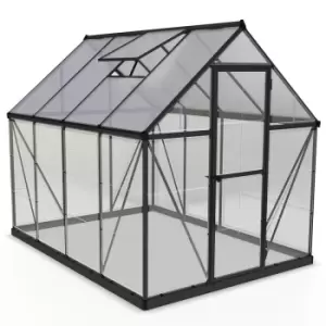 Image of Palram - Canopia Hybrid Greenhouse 6 x 8 - Grey