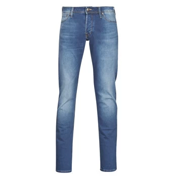 Image of Jack Jones JJIGLENN mens Skinny Jeans in Blue - Sizes US 34 / 32,US 34 / 34,US 28 / 32,US 29 / 32,US 30 / 34,US 31 / 34,US 30 / 32,US 31 / 32,US 32 /