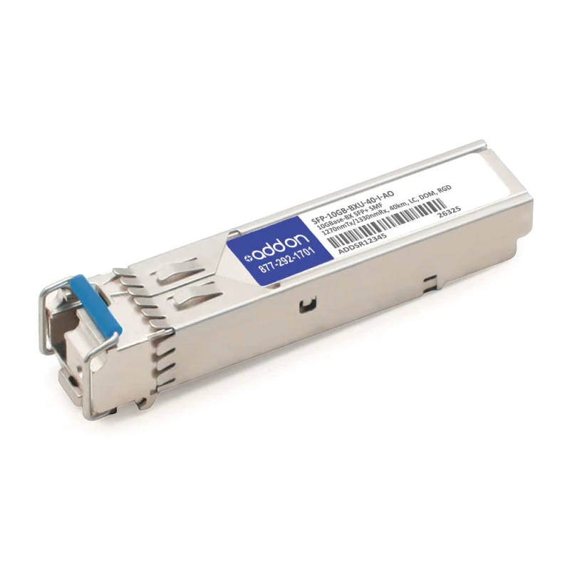 Image of AddOn Networks SFP-10GB-BXU-40-I-AO network transceiver module Fiber o