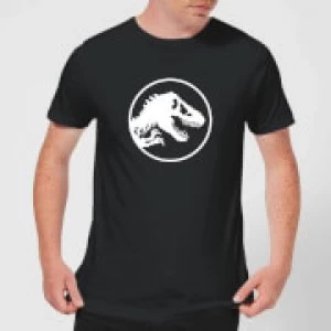 Image of Jurassic Park Circle Logo Mens T-Shirt - Black - M